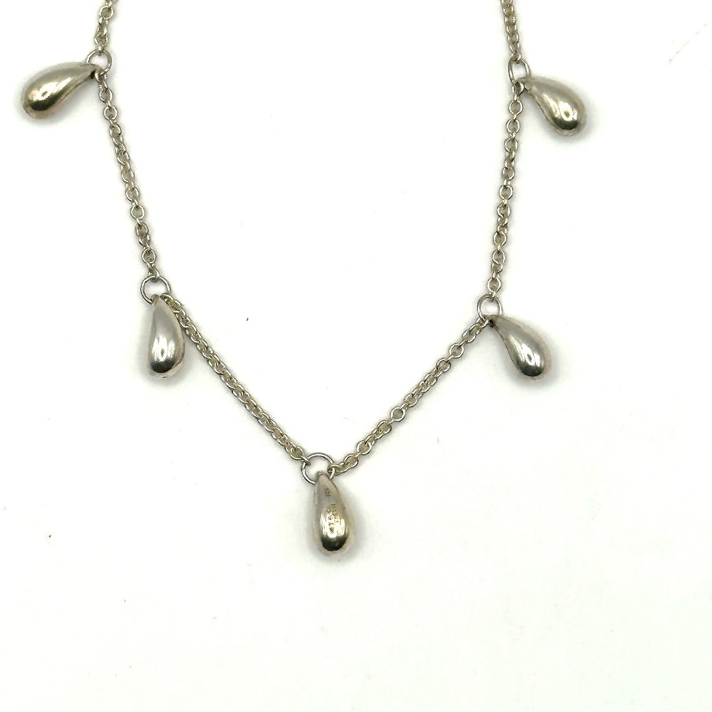 Tiffany & Co Elsa Peretti 5 Teardrop Charm Bracelet - Picture 3 of 8